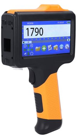Handheld-Tintenstrahldrucker, HD-LED-4,3-Zoll-Touchscreen, USB, Individuelle Anpassung in Produktion und Einzelhandel mit Patrone, die das Auslaufen von Tinte Verhindert