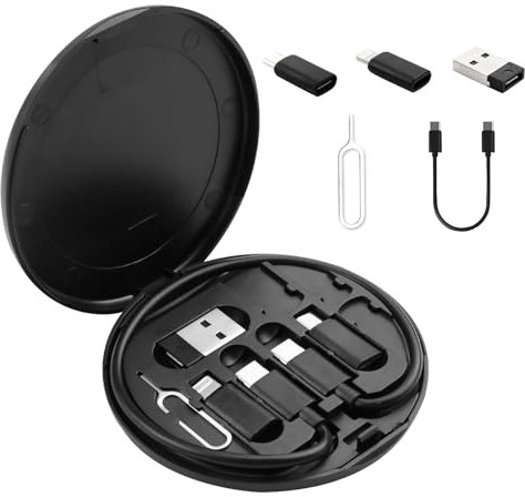 Kit Adaptateur de Chargement USB Multifonction avec Câble USB-C vers USB 3.0 OTG, Adaptateur USB C, iOS, 100W, Câble de Chargement 0.3M pour Smartphones, Tablettes, Ordinateurs Portables