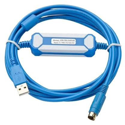 KNWHGGKCV Cable de programación de interfaz chapado en oro USB-FBS-232P0-9F FBS FB1Z Serie B1, versión USB a adaptador RS232