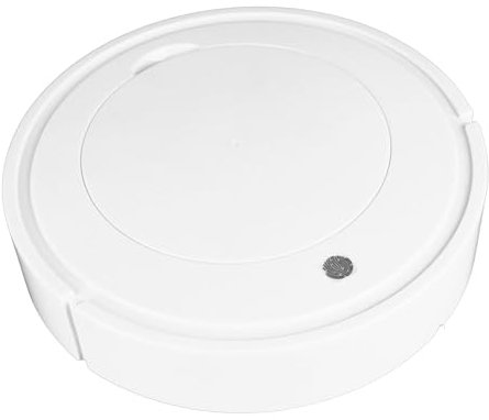 Robot Aspirapolvere, Aspirapolvere Automatico Senza Fili per di Animali con Forte Aspirazione, Design Sottile, Sensore Anti-caduta, Autonomia di 60 Minuti, 2 Spazzole Laterali,