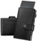 YESIIW Portmonee Herren Slim mit Magnetisch Münzfach, Pop-up Geldbörse Herren für 7 Karten,2 Ausweis & 12+ Papiergeld, Karten Portemonnaie CardHolder mit RFID Schutz Slim Wallets for Men (Schwarz)