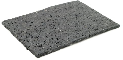 Design61 60 unidades Esterilla protectora para terrazas, almohadillas de EPDM reciclado, granulado para azulejos, terrazas, balcones, antideslizantes, resistentes a la intemperie, 90 x 60 x 3 mm