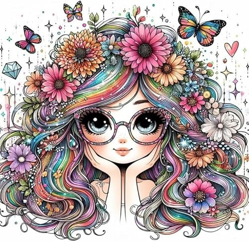Lonmo Art Diamond Painting Erwachsene 35X35CM | Diamond Painting Kits,5D Diamant Malerei für Geschenk Home Wall Decor
