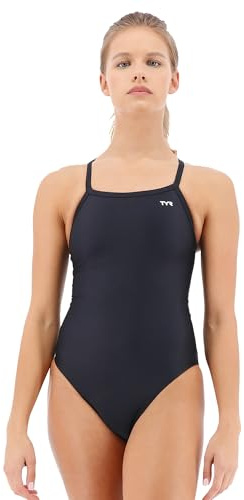 TYR Damen Eco Solid Diamondback Badeanzug Einteiliger Badeanzug (1er Pack)