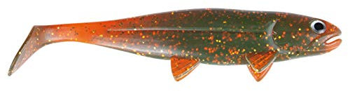 Jackson Gummifisch Profi Angelköder - The Fish 15cm. 2 Stück. Farbe Motoroil. Gummiköder. Raubfisch. Gummi Angeln. Softbait Hechtköder und Zanderköder. Shad