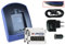 2 Akkus + Ladegerät (Netz+Kfz+USB) für Pentax D-Li88 / Panasonic VW-VBX070 / Sanyo DB-L80 / Toshiba PX1686... - s. Liste