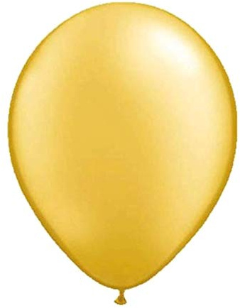 Palloncini metallizzati oro 30 cm - 50 pezzi