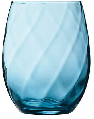 Verre bleu 35 cl Arpège