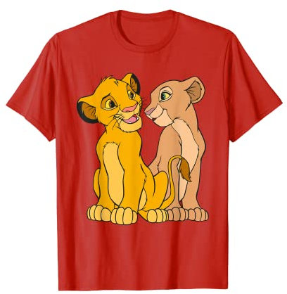 Disney The Lion King Young Simba and Nala Together T-Shirt T-Shirt