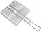 Tredoni 20cm BBQ Turn-Over Grill Net Clamp - Reversible Liver/Fish Barbecue Grid Holder, Stainless Steel