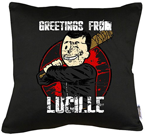 TShirt-People Greetings from Lucille Kissen mit Füllung 40x40cm