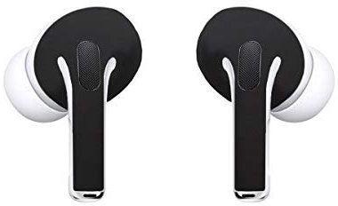 SopiGuard Skin für Apple Airpods Pro Earbuds Aufkleber Vinyl Wrap (3M Mattschwarz)