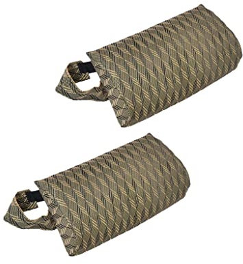 Baoblaze Kopfkissen Reisekissen Nackenkissen 2er Set mit Gummiband für Gartenliege, Gartenstuhl, Gartenmöbel, Raute