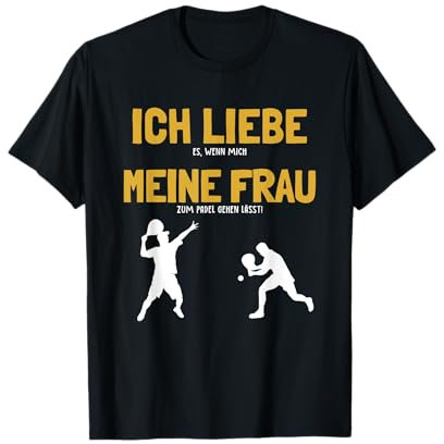 Ich liebe meine Frau Padel Paddleball Paddle Tennis Padel T-Shirt
