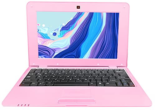 BlueBose Mini Laptop Notebook Netbook Tablet PC 10 pollici Android Portatile Ultrabook 1G DDR3 8GB Dual Core Wifi Camera USB HDMI (IT tastiera(QWERTY), Rosa)