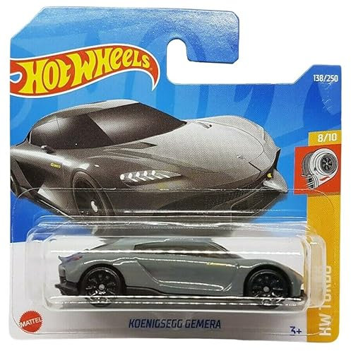 Hot Wheels - Koenigsegg Gemera - HW Tubo 8/10 - HCT01 - Short Card - Sportwagen - grau - Mattel 2022