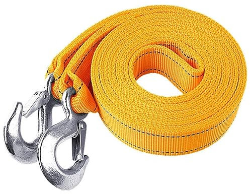 Sangle De Remorquage Voiture 4M/5M/6M/7M/8M/9M/10M, Corde De Remorquage Voiture,avec 2 Crochet En Acier,Câble De Remorquage De Voiture 5-25 Tonnes,Heavy Duty Tow Rope Sac Rangement ( Size : 6m(8T) )