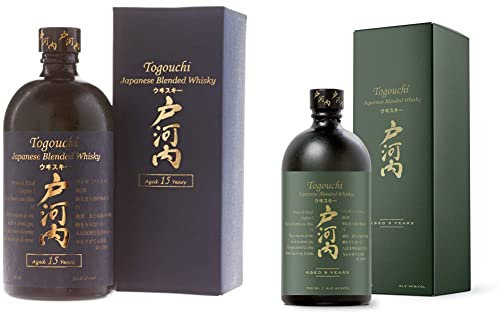 Whisky Togouchi 15 ans sous étui 43.8° 70CL & Whisky Togouchi 9 ans sous étui 40° 70CL