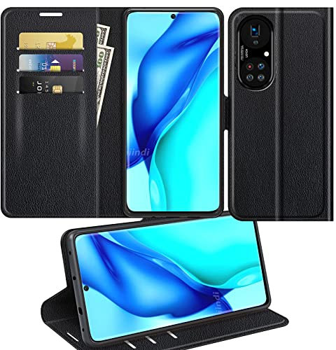AYSOW Étui de téléphone Portable pour Huawei P50 Pro, Housse de Protection Pliante en Cuir de qualité supérieure, Étui de téléphone Portable Antichoc pour Huawei P50 Pro