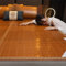 MMleYN Naturel Saison D'été Matelas Bambou, Tapis d'herbe Rafraîchir La Natte De Bambou, Tapis De Lit en Bambou pour Litière À Double, Couvre-Matelas Pliable pour Salon, Couloir(L195xW150cm)
