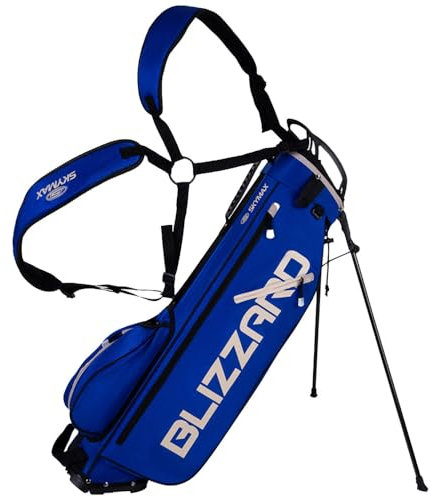 FASTFOLD Golftasche Blizzard Standbag Kobalt Sand Blau