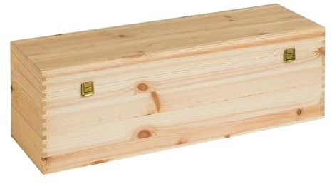 Cassette in legno Cajas de Madera - 1 Botella de Vino espumoso de 6 litros - Dimensiones Interiores: 61X18,2X18,2 Art. GF11