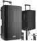 VONYX VSA700-BP Portable PA System with Wireless Microphone, Headset & Speaker Cover - 1000W Battery Powered Speaker for DJs, Karaoke & Events