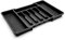 BigDean Besteckeinsatz ausziehbar 57x38cm Schwarz ausziehbarer Besteckkasten für Schubladen verstellbarer Schubladen Organizer für einfache Aufbewahrung von Küchenutensilien geeignet