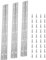 JJiaoLinin Charnière Piano Acier Inoxydable,3PCS Charnières de Piano en acier Inoxydable Robuste avec Vis Incluses Charnière Continue en Métal pour Piano Charnière Longue pour Piano Portes d'armoire