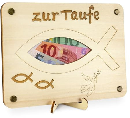 TAKULA Geldgeschenke Verpackung Geldgeschenk Taufe,Geschenke zur Taufe Junge und Mädchen,Lustige Geldgeschenke|zur Taufe