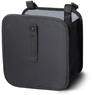 Roosea Papelera Coche Cubo De Basura Del Coche Cubo de Basura para Coche Bolsa de Basura para Coche Plegable PortáTil Contenedor De Basura para Automóvil, SUV, Camión, Minivan 7L (Negro)