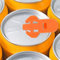 Kleine Getränkedosenöffner,Zum Öffnen für Dosen,Deckel für Soda,Cola,Bier,Sekt Dosen,Getränke Dosendeckel,Einfacher Manueller Dosenöffner, Dosenverschluss, 6er Pack, orange,gelb, grün,blau,lila,rot