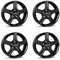 4x Borbet Felgen CWD 6x15 ET68 5x118 black glossy kompatibel mit Citroën Jumper