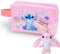 Cartone Animato Classico Trousse Trucchi Donna,Alta Capacità Borsa Trucco,Stch Pochette Trucch Portachiavi in ​​peluche,Trousse Trucchi Bambina,Borsa da Toilette Viaggio Regali per Ragazze
