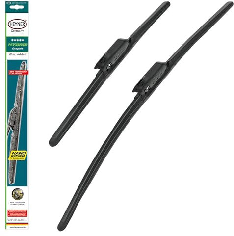HEYNER® Scheibenwischer Set passend für Audi A6 (07.2004-03.2011) HYBRID Flachbalkenwischer Frontscheibenwischer