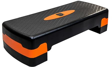 ZANGCO Fitness Stepper | Exercise Step for Home & Gym, Suited for Cardio, Yoga, Aerobics, Weights, Workout for Indoor/Outdoor | Adjustable 2 Step Level Heights (10,15 CM) | Exercise Accessory