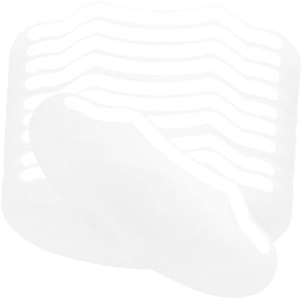 CANIGHT 50pièces Visor De Pour Salon Masque Transparent Pour Coiffure Et Coupe De Cheveux Écran De Des Yeux Les Cheveux Volants