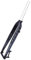 BSFHQS Fourche Rigide VTT 26 27,5 29 Fourche De Vélo en Alliage D'aluminium 1-1/8 Tube Droit Frein À Disque Fourche Avant À Libération Rapide 9 * 100MM(Matte Gray,29in)