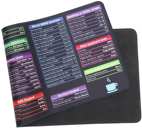 DOITOOL Tastatur Mauspad Schreibunterlage Für Tastatur Und Großes Mauspad Für Den Schreibtisch Schreibtischmatte -Pads Schreibtisch -pad -Tastatur-pad Ergonomisch Gummi