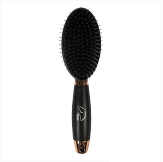 HKM Gel Mane and tail brush dual use Deep Blue/Black One Size