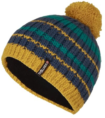 Trollkids Kids Hafjell Bobble Cap 50, Bronze/Blue