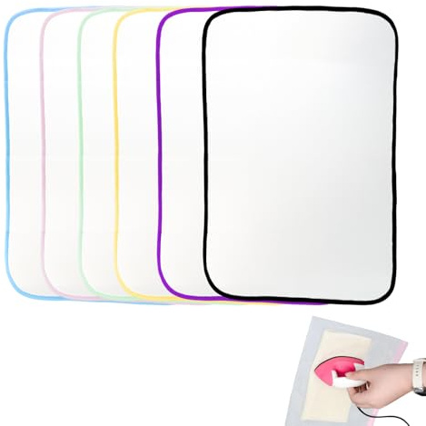 XIYING 6 Pcs Ironing Cloth, Pressing Cloth for Ironing Clothes Protector Mesh, Iron Protector for Sewing and Tool Pressing Pad(40 X 60cm)
