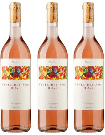 DELINAT Duvivier Cuvée des Amis rosé 2024 – Französischer Bio-Roséwein | Vegane Cuvée aus Cinsault und Grenache - trockener Premium Wein aus der Provence blumig & säurearm 3 x 0,75l