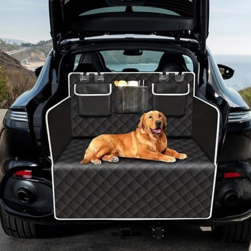 WENINETIES 1 Pack Car Boot Liner for Dacia Duster II 2018-2021 2021-2022 2022-, Heavy Duty Oxford Fabric Pet Trunk Cover Waterproof Quilted Protector Scratchproof Mat