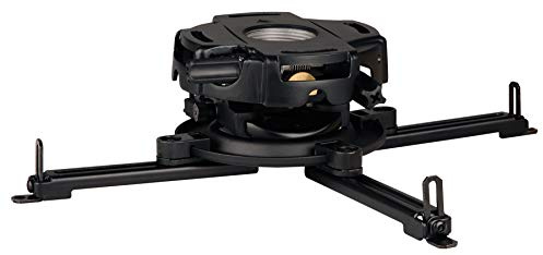 Peerless Precision Projector Mount with Spider Universal Adaptor Plate - Black