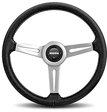 MOMO RET36BK2S Volante Retro 360mm Cuoio Nero