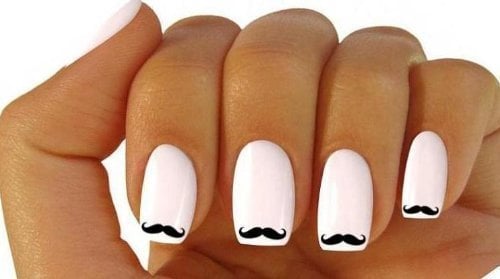 Fat-cat-zcopy-catz 12x Small sheets Black Moustache Nail art stickers, decal, various designs (200+ stickers)