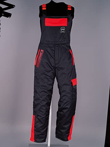 Schnittschutzhose KWF Northwood Forsthose Größe 62 Latzhose ECOLINE