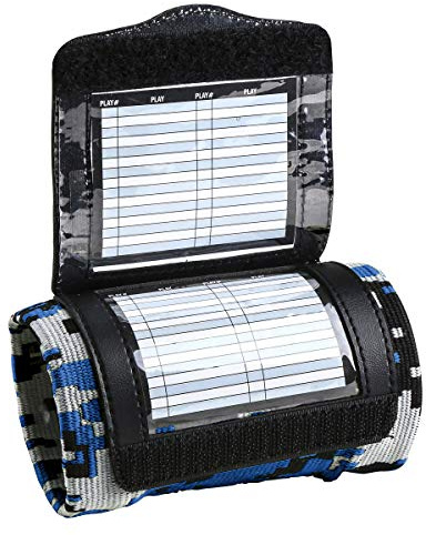 Champro Triple Card Wristband Playbook Camo Royal Pee Wee