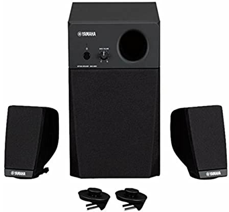 Yamaha GNSMS01 3-piece Speaker System for Genos Arranger Workstation Black
